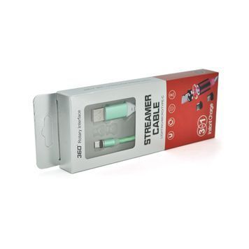 Магнітний кабель світиться USB 2.0 / Micro, 1m, 2А, GREEN, OEM Ninja купити в Україні