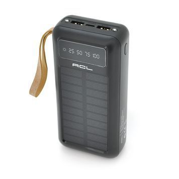 Powerbank ACL PW-61 30000mAh, SOLAR, Type-C / Lighting / Micro / USB, Black, Box ACL купити в Україні