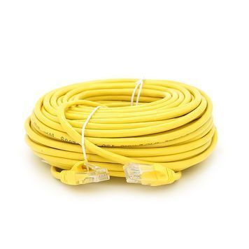 Патч-корд литий RITAR, UTP, RJ45, Cat.5e, 25m, жовтий, Cu (мідь) Ritar купити в Україні
