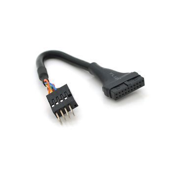 Перехідник USB 3.0 => USB 2.0 для материнської плати, 20pin (мама) to 8 pin (тато) Voltronic купити в Україні