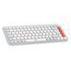 Клавіатура бездротова Logitech Pop Icon Keys Off White (920-013072) Logitech &mdash; фото