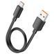 Кабель Hoco X96, USB-Type-C, 100W, Black, довжина 0.25м, BOX HOCO &mdash; фото