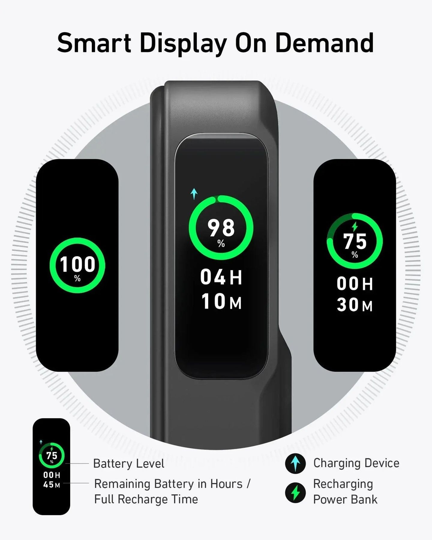 Универсальная мобильная батарея Anker MagGo 10000mAh 27W Black (A1654G11) Anker купить в Украине