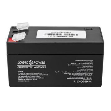 Акумуляторна батарея LogicPower LPM 12V 1.3AH (LPM 12 - 1.3 AH) AGM LogicPower купити в Україні
