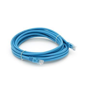 Патч-корд литой RITAR, UTP, RJ45, Cat.6, 5m, синий, Cu (медь) Q150 Ritar купить в Украине