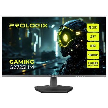 Монитор Prologix Gaming 27" G2725HM IPS Black 180Hz Prologix купить в Украине