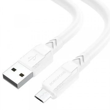 Кабель Borofone BX81, USB-Micro, 2.4A, длина 1м, White, BOX Borofone купить в Украине