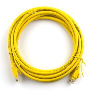 Патч-корд литий RITAR, UTP, RJ45, Cat.5e, 20m, жовтий, Cu (мідь) Ritar купити в Україні
