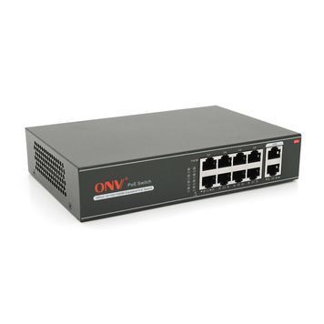 8мі портовий PoE Full Gigabit комутатор ONV-H3108P, 8xPoe1000Мбіт + 2х1000 Мбіт, IEEE802.3af / at, загальна потужність 120 Вт ONV купити в Україні
