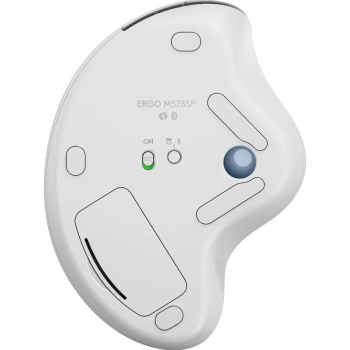 Мышь беспроводная Logitech Ergo M575S Off-White + Blue Ball (910-007030) Logitech купить в Украине