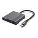 Док-станція Cablexpert USB-C 3-в-1 (A-CM-HDMIFDPF-01) Cablexpert &mdash; фото