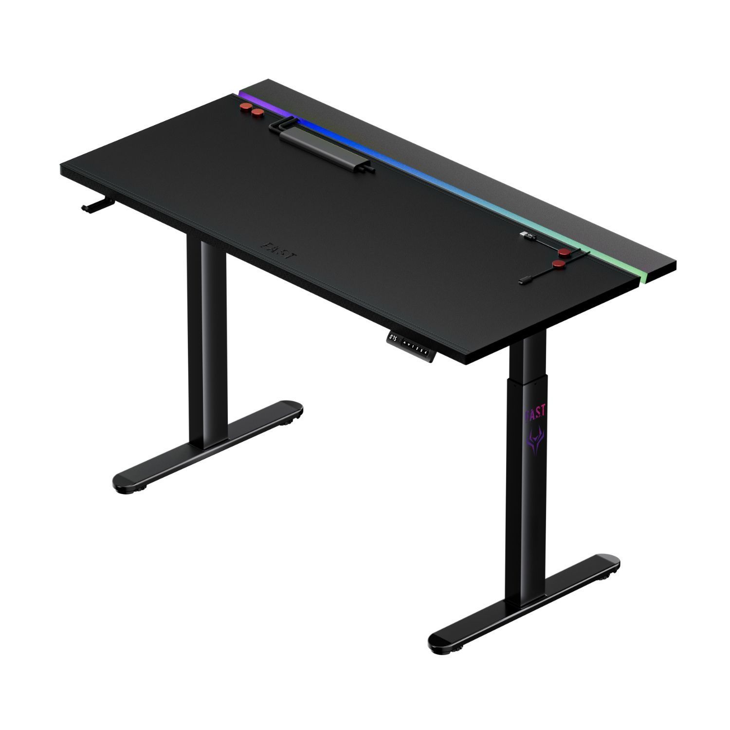 Геймерский стол 1stPlayer F.A.S.T Black (FAST-1470-RGB-BK) 1stPlayer купить в Украине