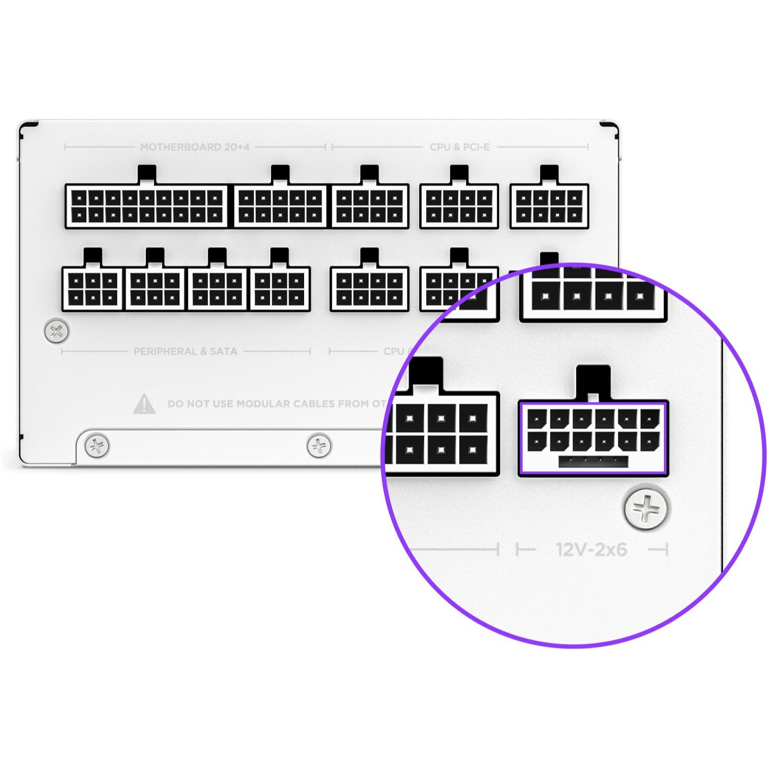 Блок питания NZXT C1200 White (PA-2G2BW-EU) 1200W, 80+ Gold NZXT купить в Украине