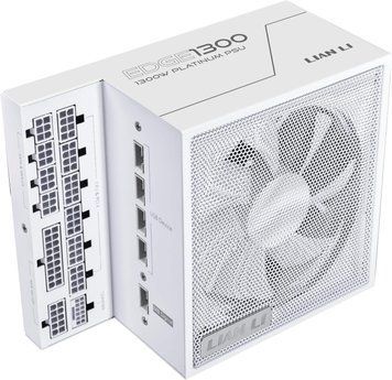 Блок питания Lian Li EDGE1300, 80 Plus Platinum, White, EU Cord (G9P.EG1300.WE00.EU) Lian Li купить в Украине