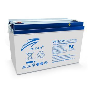 Акумуляторна батарея GEL RITAR DG12-100, Gray Case, 12V 100.0Ah ( 328 х 172 х 215 (220) ) Q1 / 36 Ritar купити в Україні