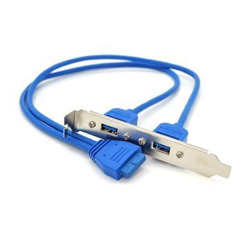 Планка розширення USB 3.0, на задню панель 2port, OEM Voltronic купити в Україні