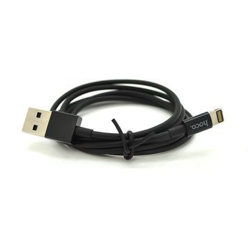 Кабель Hoco X23 Skilled, Lightning-USB, Black, длина 1м, BOX HOCO купить в Украине