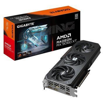 Відеокарта AMD Radeon RX 9060 XT 8GB GDDR6 Gaming OC Gigabyte (GV-R9060XTGAMING OC-8GD) Gigabyte купити в Україні