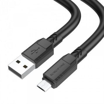 Кабель Borofone BX81, USB-Micro, 2.4A, довжина 1м, Black, BOX Borofone купити в Україні