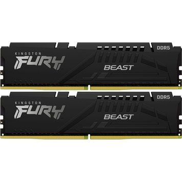 Модуль пам&rsquo;яті DDR5 2x16GB/5200 Kingston Fury Beast Black (KF552C40BBK2-32) Kingston купити в Україні