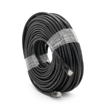 Патч-корд литой RITAR, UTP, RJ45, Cat.6, 40m, черный , Cu (медь) Q75 Ritar купить в Украине