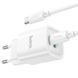 Набір BOROFONE C149A СЗУ+ кабель Type-C / Type-C, 1xUSB-C+1xUSB, PD30W+QC3.0, кабель 1м, White, Box Borofone &mdash; фото