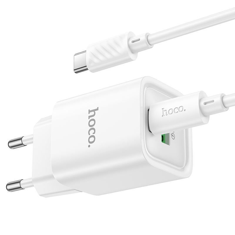 Набір BOROFONE C149A СЗУ+ кабель Type-C / Type-C, 1xUSB-C+1xUSB, PD30W+QC3.0, кабель 1м, White, Box Borofone купити в Україні