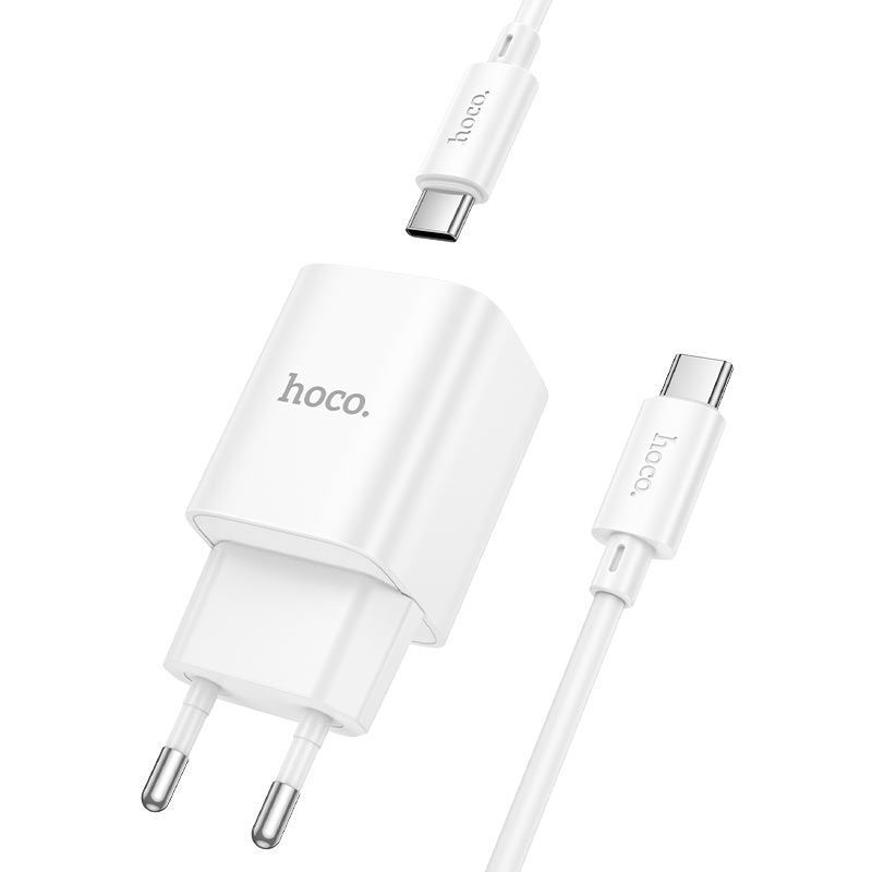 Набір BOROFONE C149A СЗУ+ кабель Type-C / Type-C, 1xUSB-C+1xUSB, PD30W+QC3.0, кабель 1м, White, Box Borofone купити в Україні