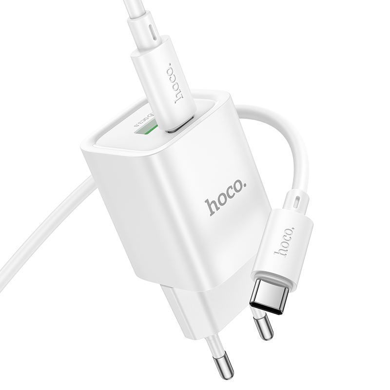 Набір BOROFONE C149A СЗУ+ кабель Type-C / Type-C, 1xUSB-C+1xUSB, PD30W+QC3.0, кабель 1м, White, Box Borofone купити в Україні