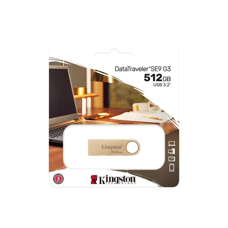Флеш-накопитель USB3.2 512GB Kingston DataTraveler SE9 G3 (DTSE9G3/512GB) Kingston купить в Украине
