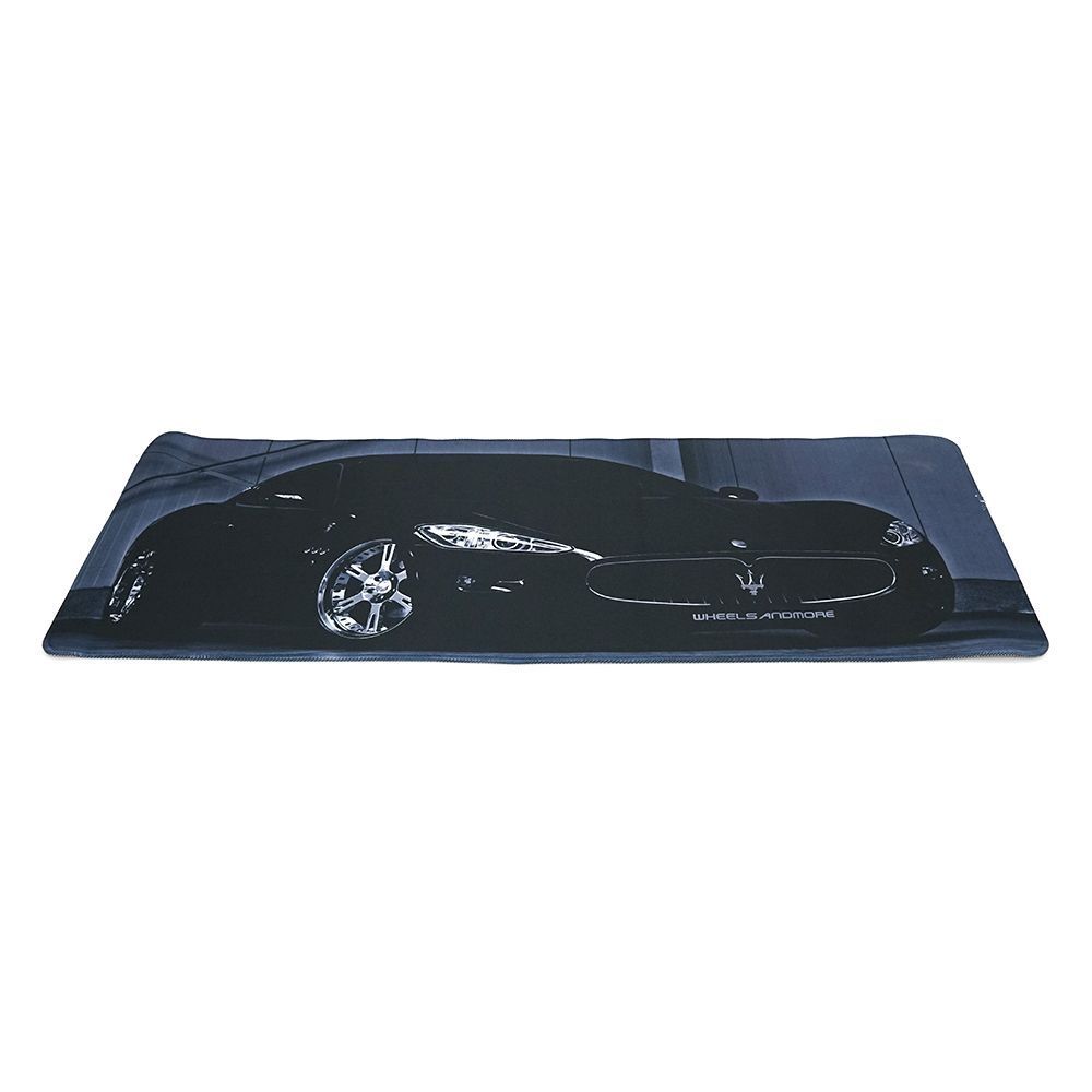 Коврик 300*800 тканевой Maserati с боковой прошивкой, толщина 3 мм, Black, Пакет Voltronic купить в Украине
