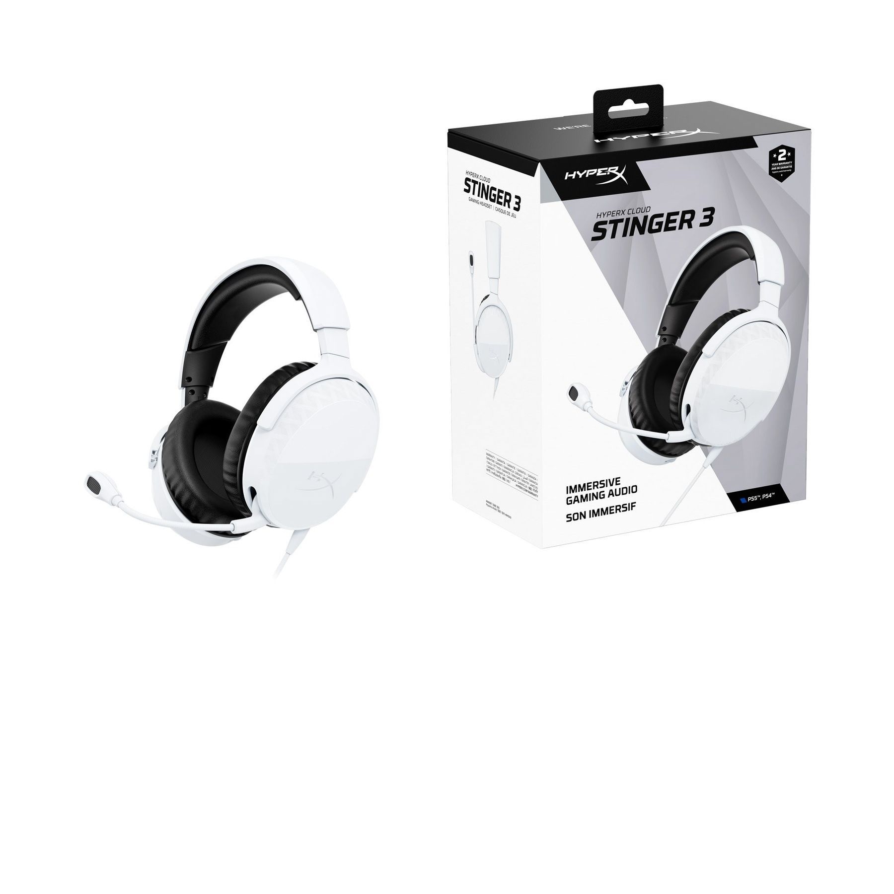 Гарнитура HyperX Cloud Stinger 3 Wired White (BS1T6AA) HyperX купить в Украине