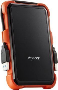 Зовнішній жорсткий диск 2.5" USB 2.0TB Apacer AC630 Black/Orange (AP2TBAC630T-1) Apacer купити в Україні