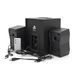 Колонки Kisonli TM-4000U, 5W+2x3W, USB / TF / BT / FM / AUX / LED light, із сабвуфером, DC: 5V, Black, BOX, Q8 KISONLI &mdash; фото