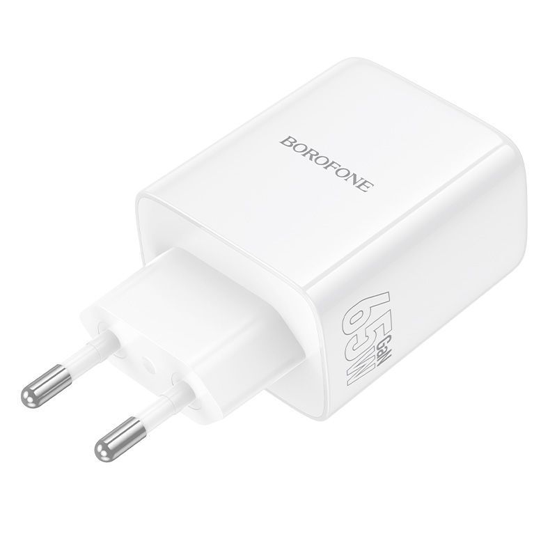 СЗУ BOROFONE BN32, 2xUSB-C+1xUSB, PD65W+QC3.0, White, Box Borofone купити в Україні
