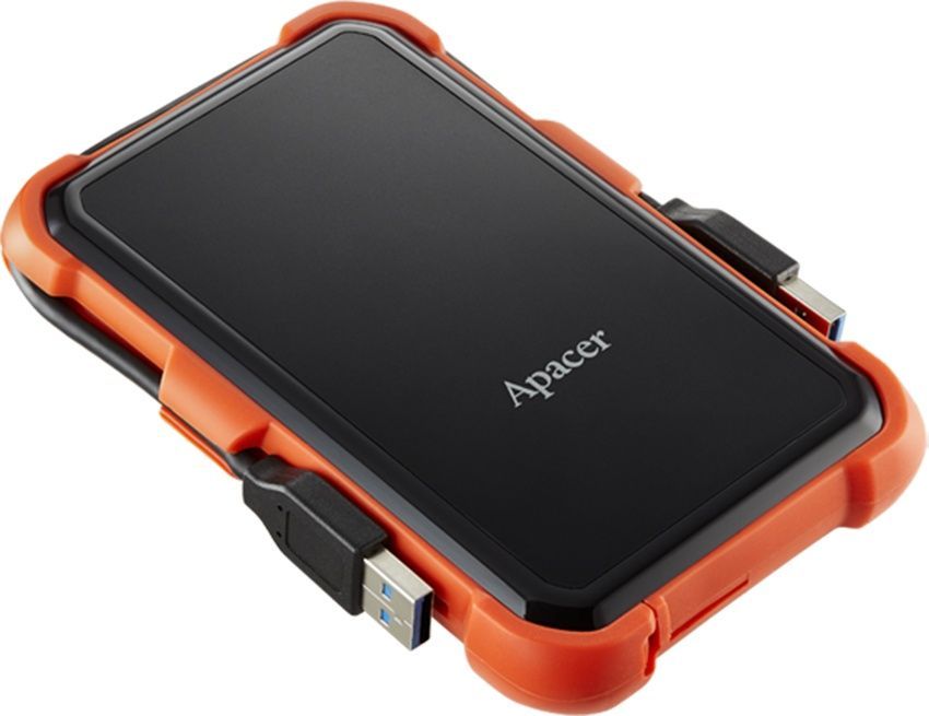 Зовнішній жорсткий диск 2.5" USB 2.0TB Apacer AC630 Black/Orange (AP2TBAC630T-1) Apacer купити в Україні