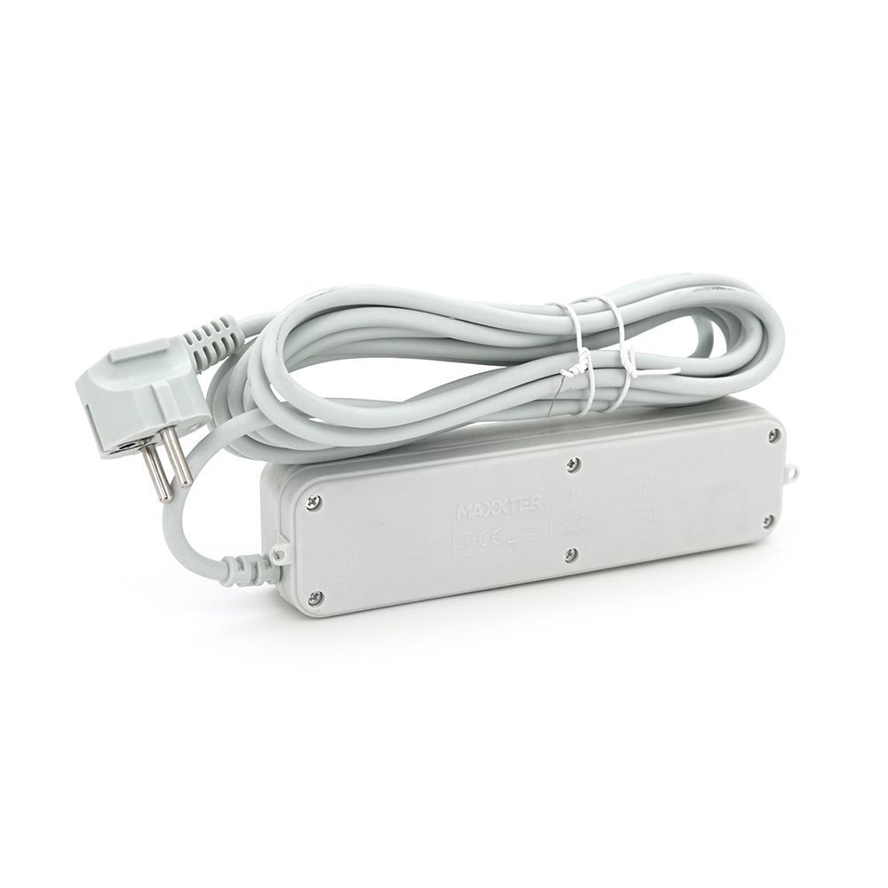 Сетевой удлинитель Maxxter SP5, 220В 10А, 3 розетки, 4.5 м, Gray, Q30 Voltronic купить в Украине