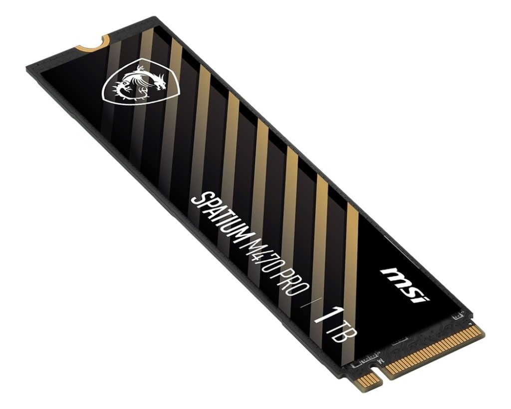 Накопичувач SSD 1TB MSI Spatium M470 Pro M.2 2280 PCIe 4.0 x4 NVMe 3D NAND TLC (S78-440L0J0-P83) MSI купити в Україні