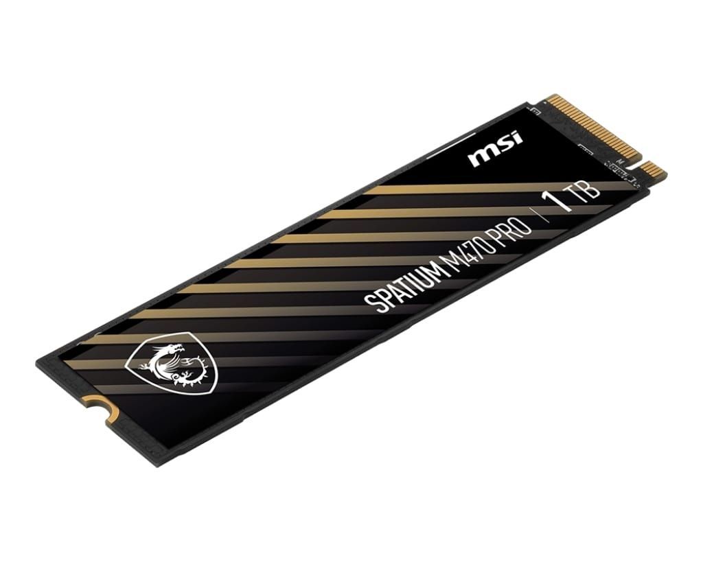 Накопичувач SSD 1TB MSI Spatium M470 Pro M.2 2280 PCIe 4.0 x4 NVMe 3D NAND TLC (S78-440L0J0-P83) MSI купити в Україні
