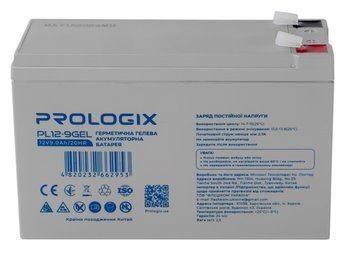 Акумуляторна батарея Prologix 12V 9AH (PL12-9GEL) GEL Prologix купити в Україні