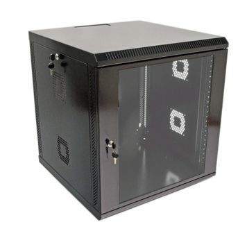 Шафа 12U, 600х500х640 мм (Ш*Г*В), акрілове скло, чорна Voltronic купить в Украине