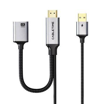 Переходник Cabletime HDMI - DisplayPort (M/F), 0.2 м (CP51B) Cabletime купить в Украине