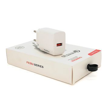СЗУ AC100-240V iKAKU KSC-178 FEISU QC3.0, White, Box iKAKU купить в Украине
