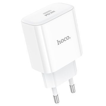 СЗУ 110-240V HOCO C76APro, USB-C, PD30W, PPS, QC3.0, White, Box HOCO купити в Україні