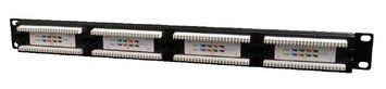 Патч-панель Cablexpert (NPP-C524CM-001) 19" 24 порта, UTP, cat.5e Cablexpert купить в Украине