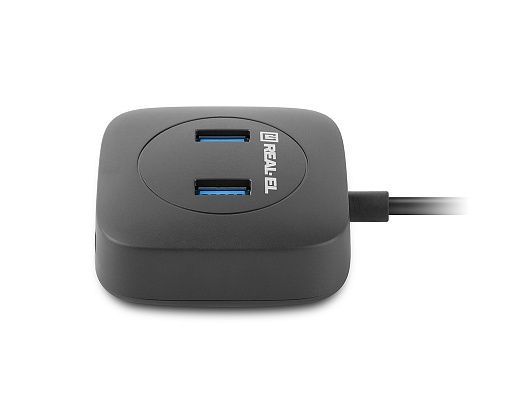 USB-хаб REAL-EL CQ-407 4 ports REAL-EL купити в Україні