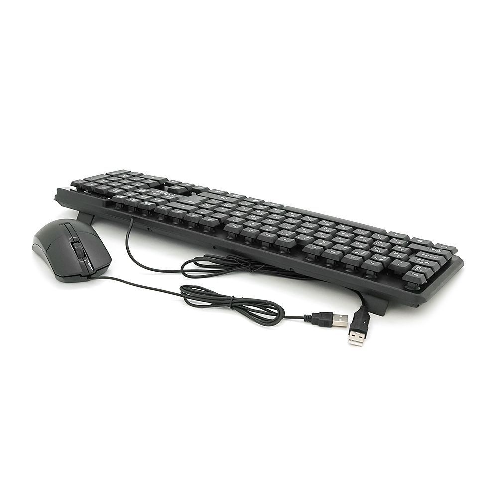 Комплект проводной KB+Mouse XSTRIKE X-1012, USB, (Eng / Укр / Pyc), Black, Box XSTRIKE купить в Украине