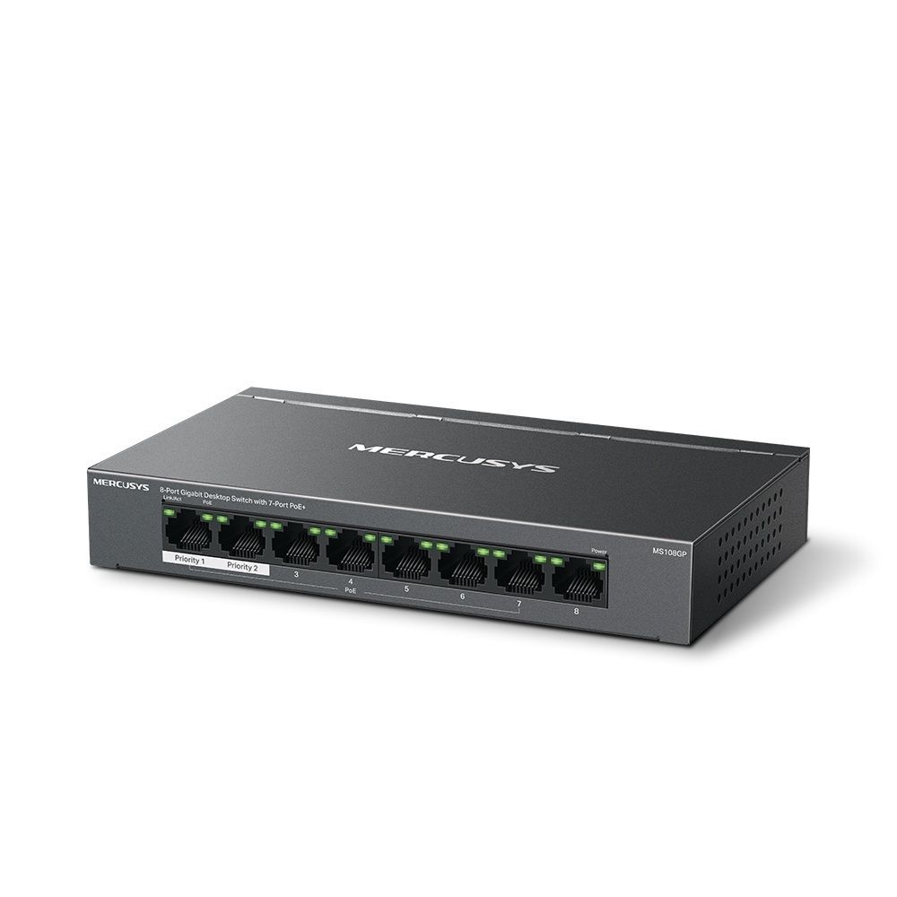 Комутатор Mercusys MS108GP Mercusys купити в Україні