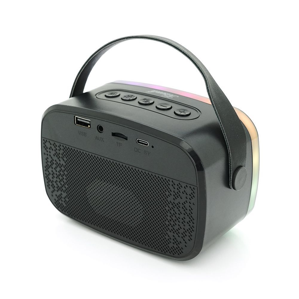 Колонка Kisonli G21 Bluetooth 5.0, 1х5W, 1800mAh, USB / TF / BT / LED / AUX, DC: 5V / 1A, Black, BOX, Q45 KISONLI купити в Україні
