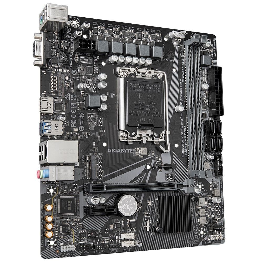 Материнська плата Gigabyte H610M H V3 DDR4 Socket 1700 Gigabyte купити в Україні